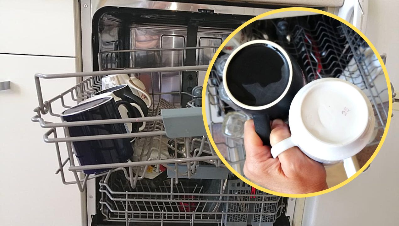 Opcja w zmywarce, dzięki której woda nie zbiera się na naczyniach