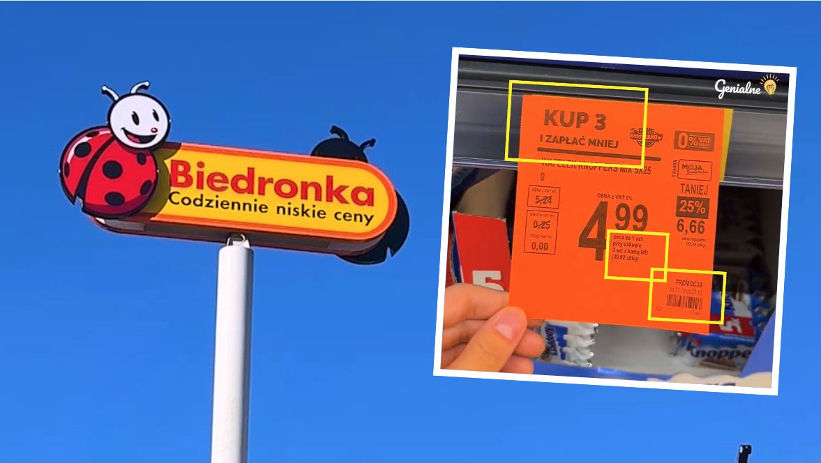 Kupiłem produkt na promocji, a jego cena okazała się być wyższa! Tak "oszukuje" Biedronka