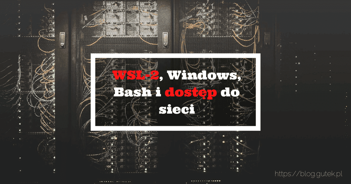 WSL-2, Windows, Bash i DNS
