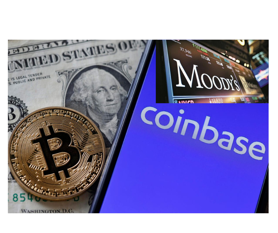 Moody’s obniża drugi raz z rzędu rating Coinbase