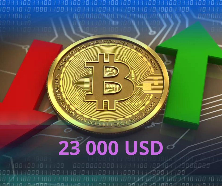 Bitcoin kosztuje 23 000 USD – instytucje odgrywają główną rolę w trwającym rajdzie