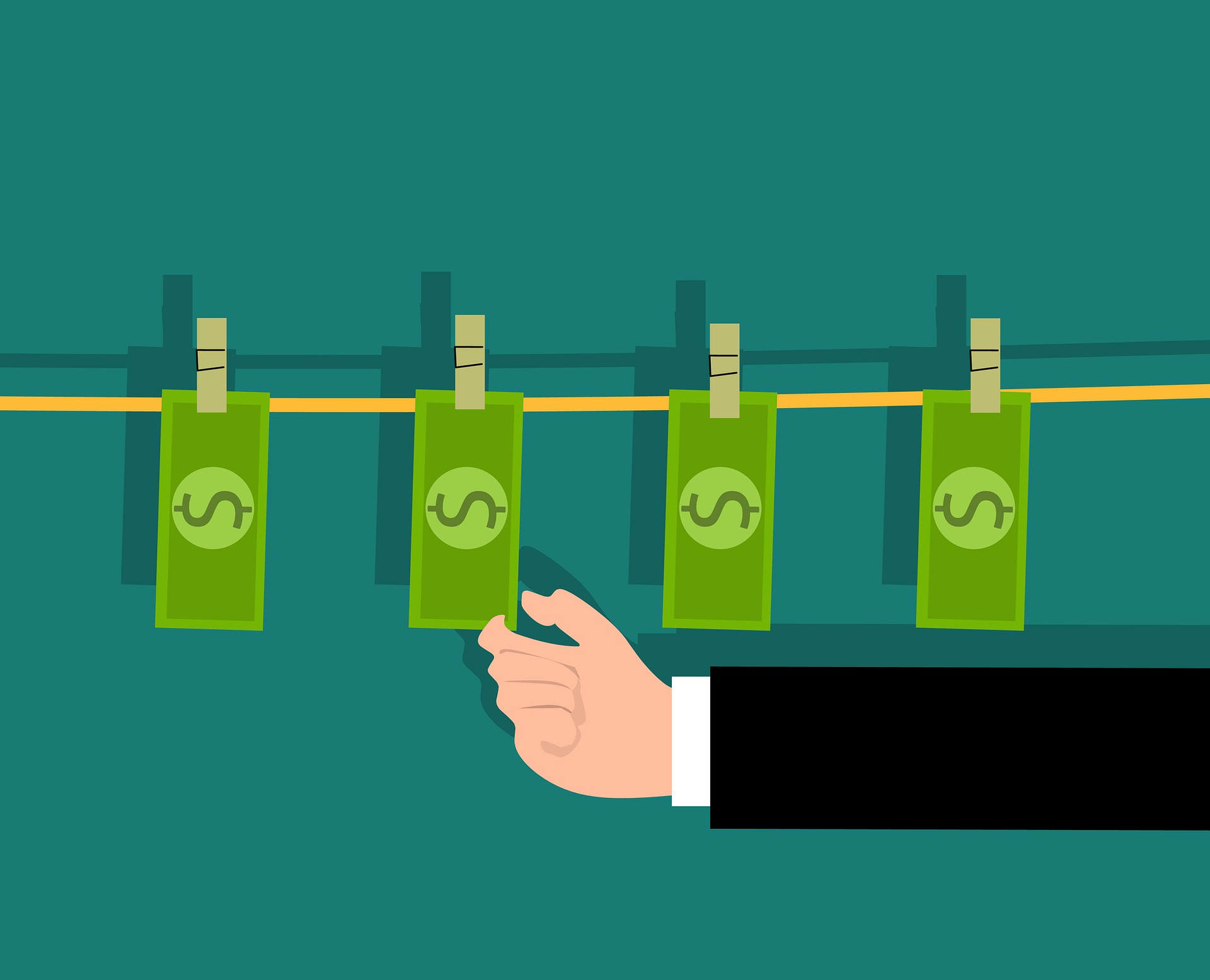 Giełdy kryptowalut związane z praniem pieniędzy