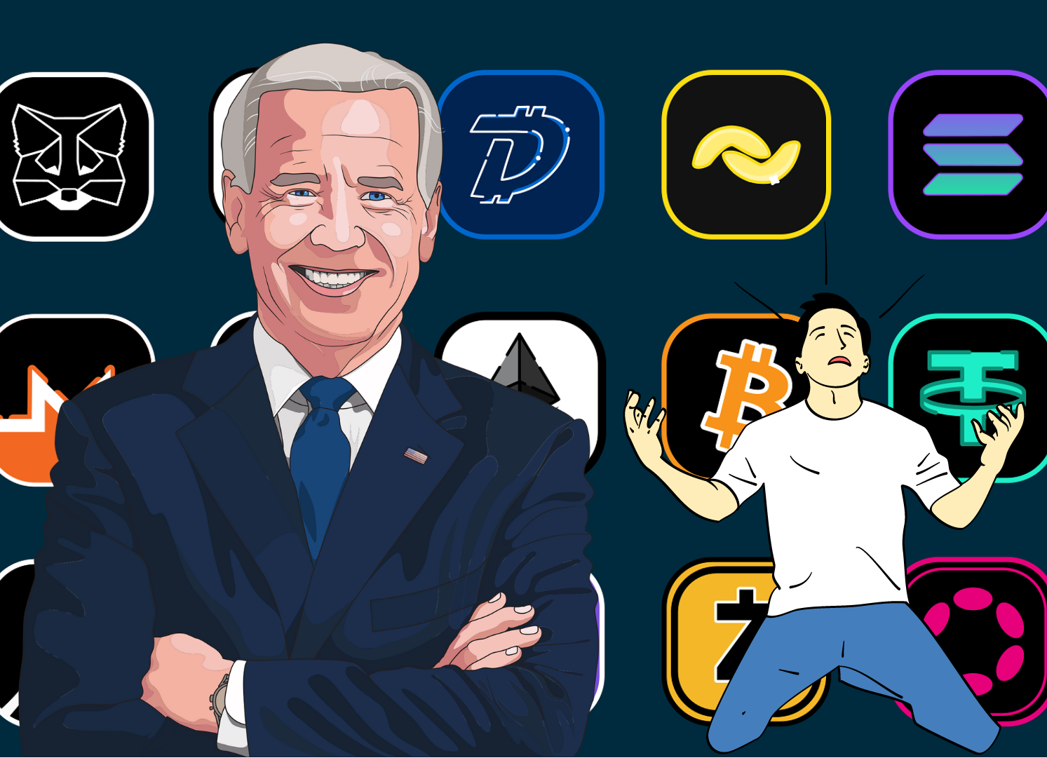 Joe Biden kolejny raz uderza w posiadaczy kryptowalut. Oskarżenia bezpodstawne? Internauci nie zostawili na nim suchej nitki