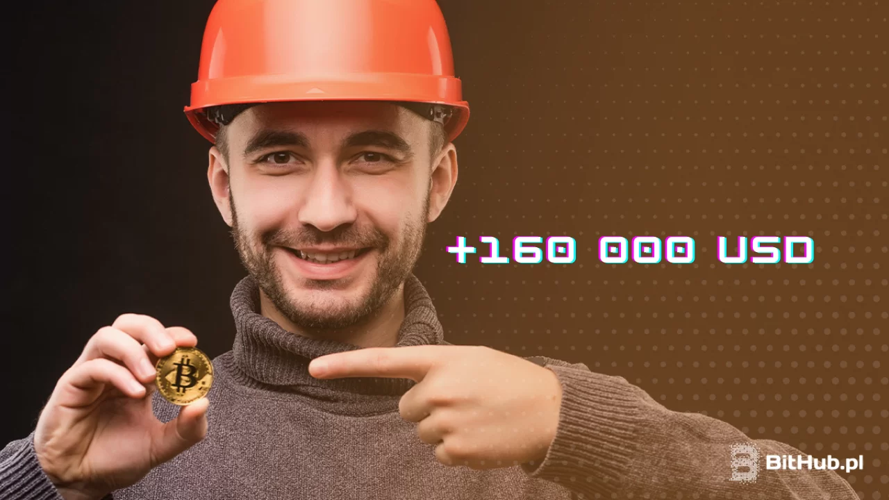 Kopacz Bitcoin samodzielnie wydobył blok o wartości 160 000 dolarów. Taka sytuacja zdarza się raz na 7 lat