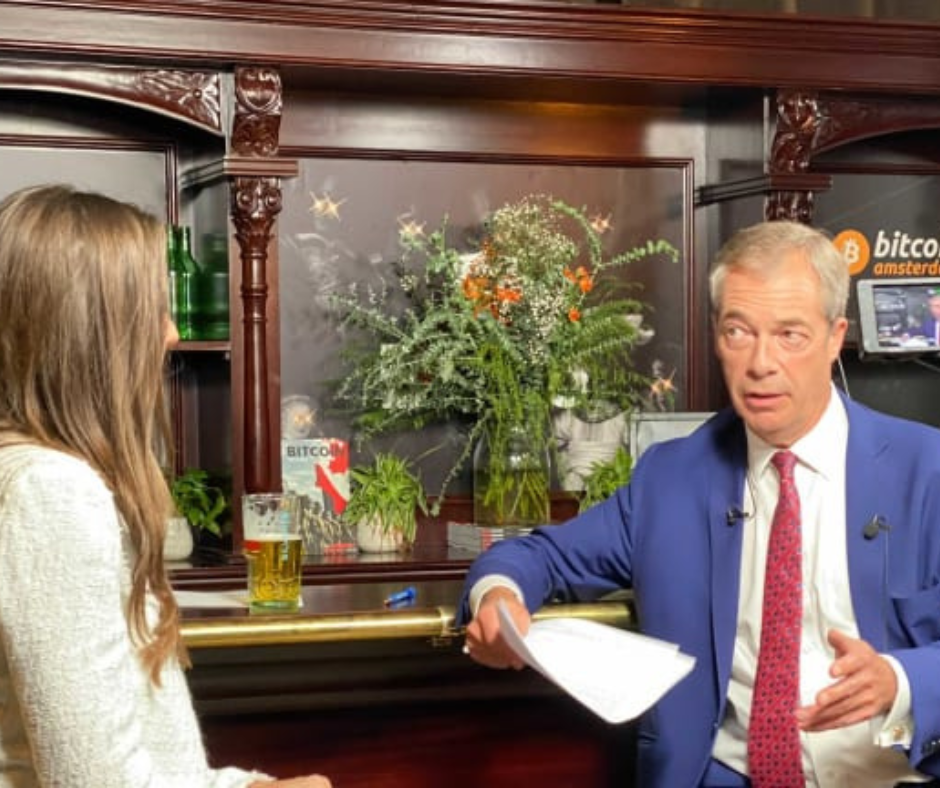 Nigel Farage nazywa Bitcoina "ostateczną wolnością"