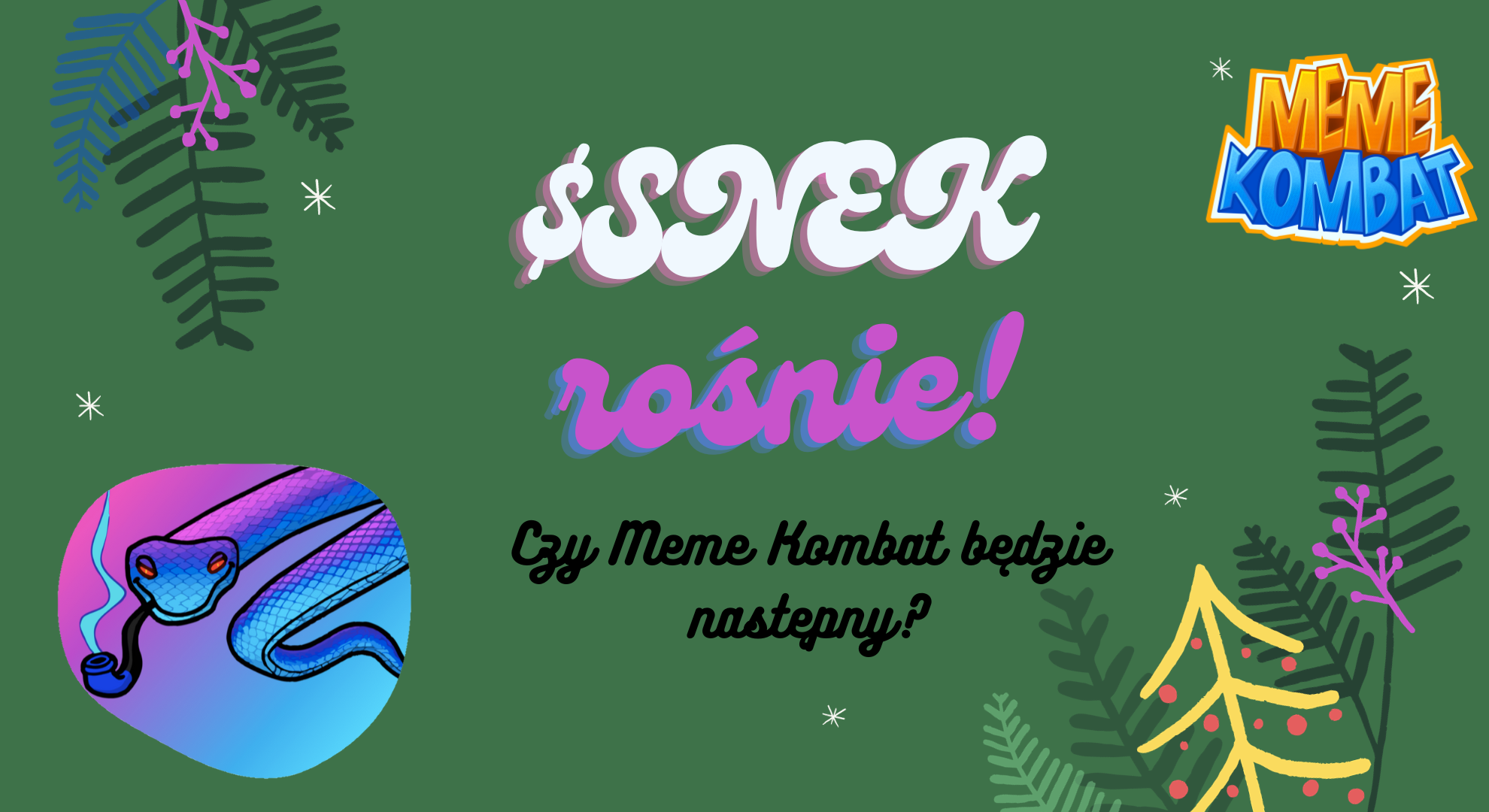 $SNEK: rekordowe zyski przed świętami. Ten memecoin może być następny