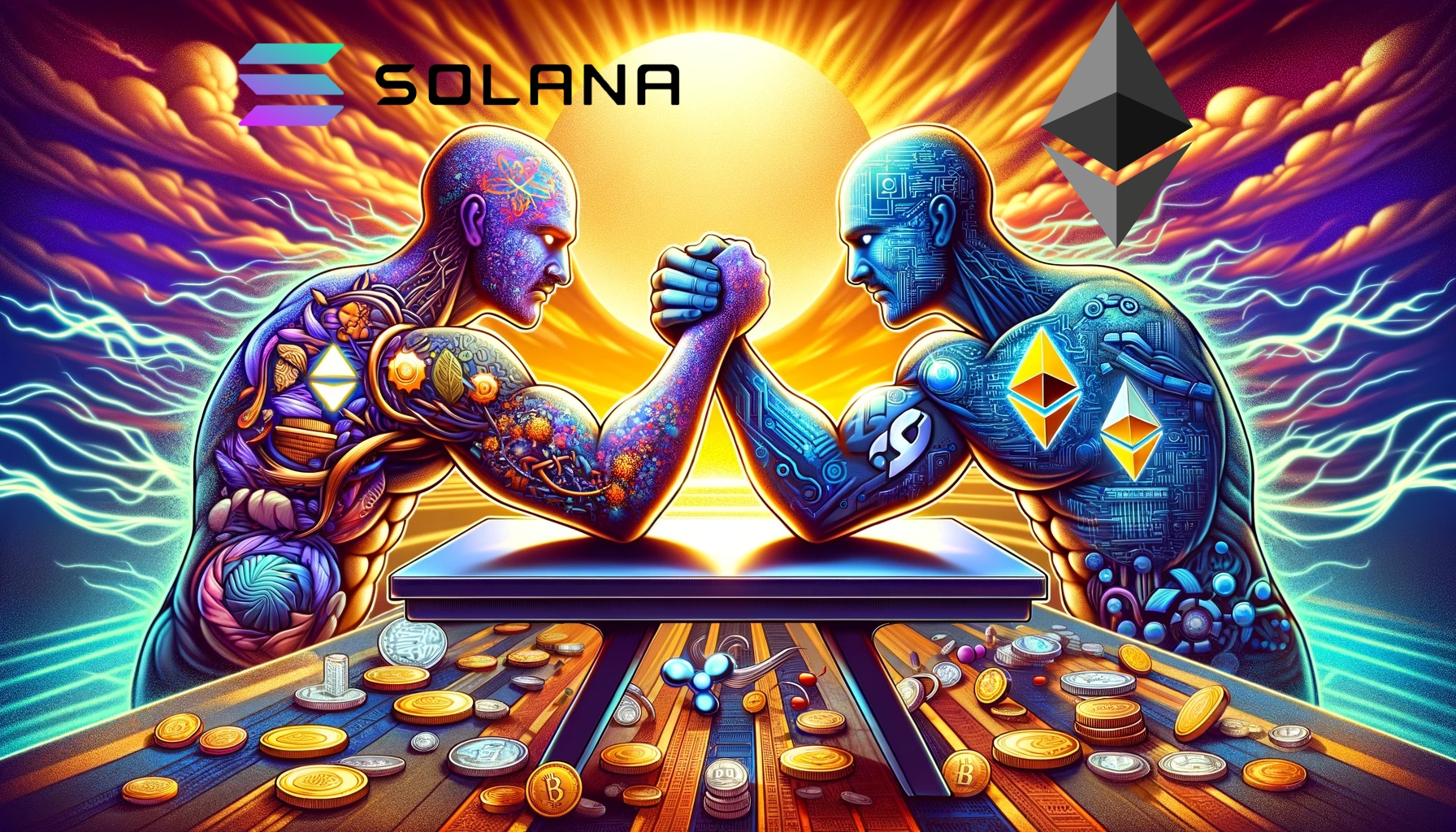 Solana pręży swoje muskuły. Pod tymi względami już wyprzedziła Ethereum