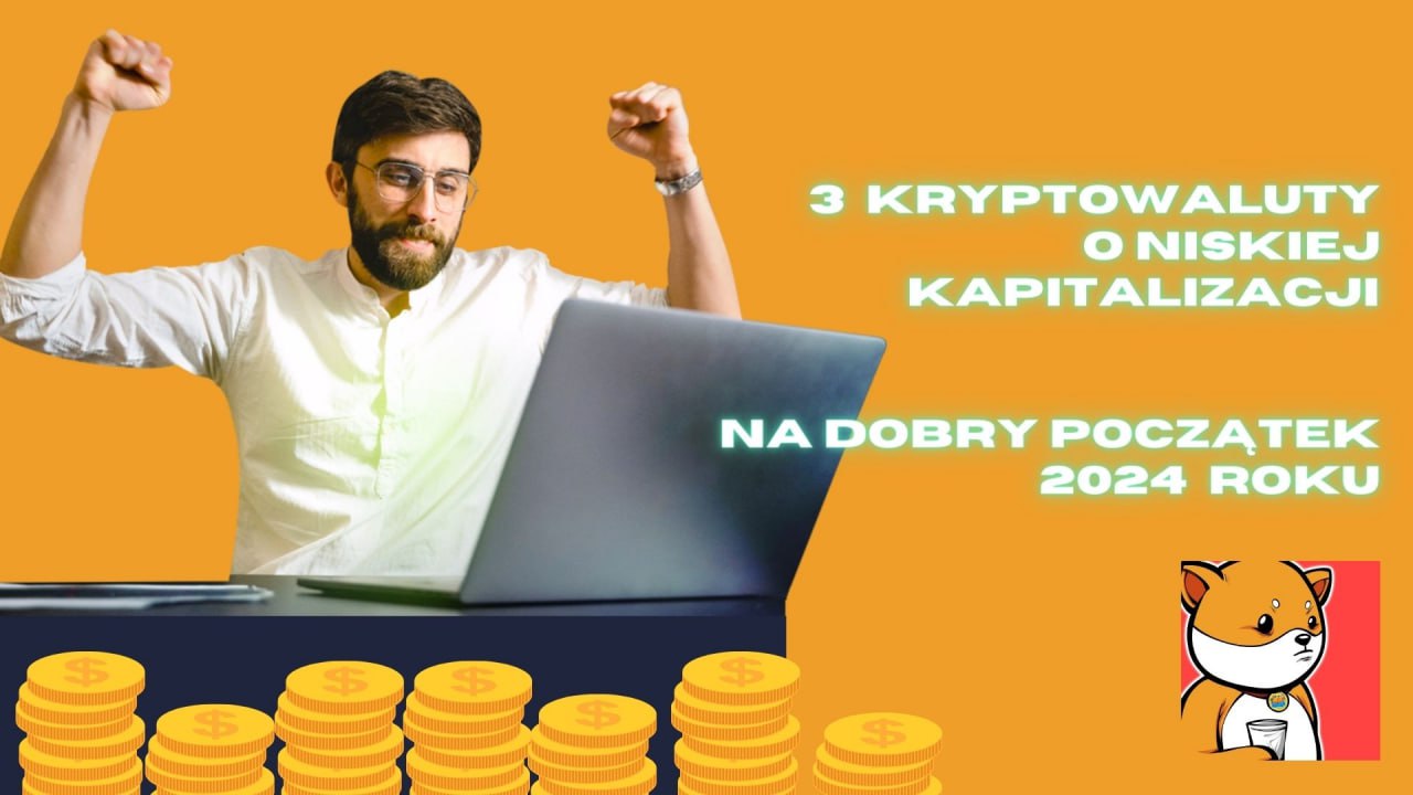 3 kryptowaluty o niskiej kapitalizacji rynkowej na dobry początek 2024 roku 