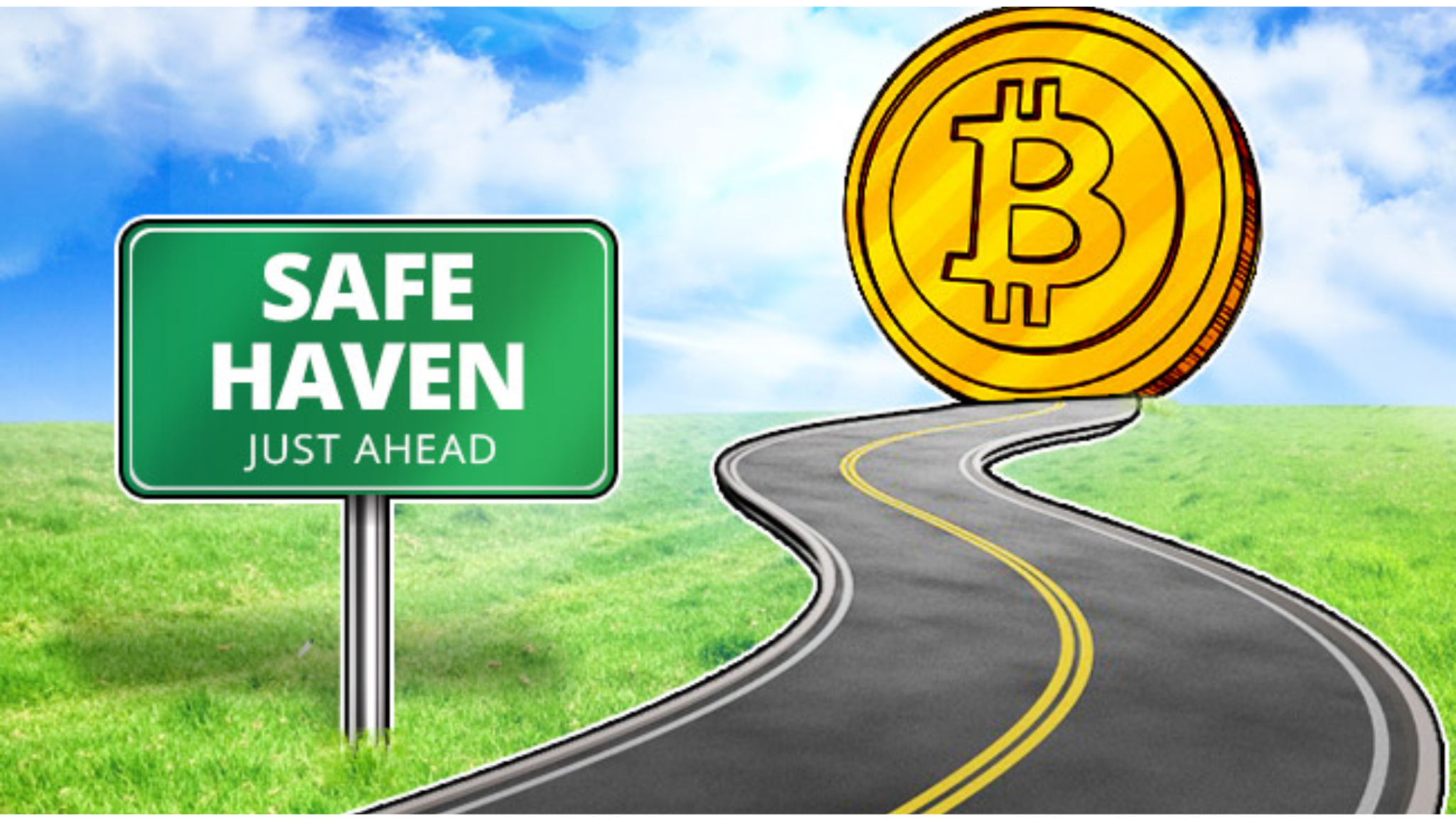 Bitcoin staje się bezpieczną przystanią