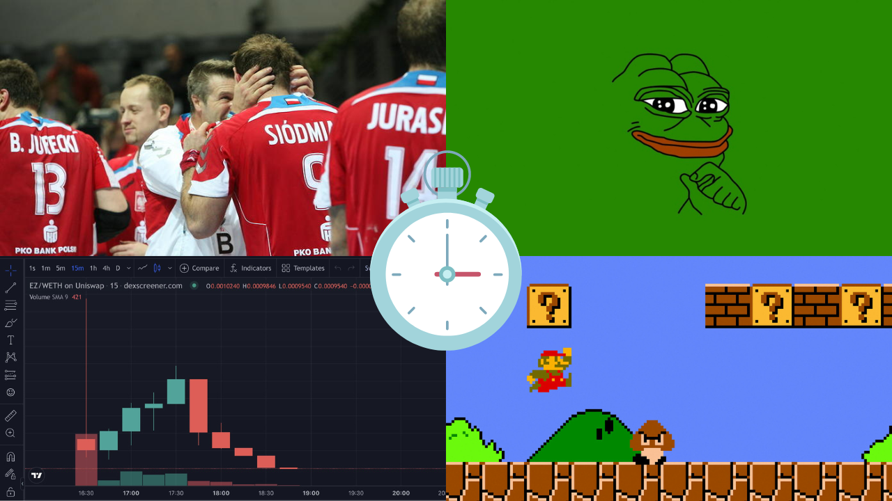 Co można zrobić w 15 sekund? Wygrać mecz w piłkę ręczną i stworzyć zupełnie nowe kryptowaluty