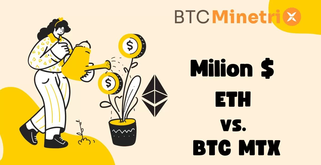 Milion dolarów pękło. Bitcoin Minetrix wyprzedza Ethereum w dynamice wzrostu