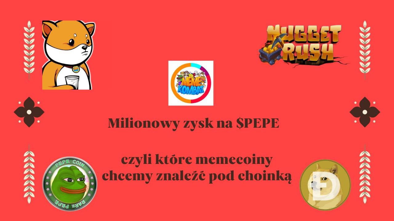 Milionowy zysk na $PEPE, czyli które memecoiny chcemy znaleźć pod choinką