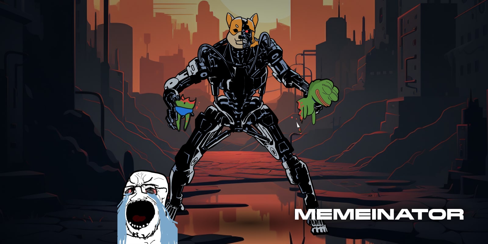 Nowe monety memowe: walka Memeinatora i  Meme Kombat o udział w rynku