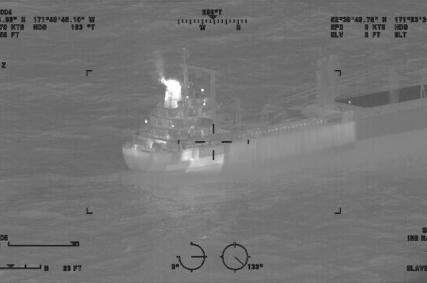 Pożar statku-pułapki ugaszony. Jednostka przewożąca baterie płonęła przez sześć dni