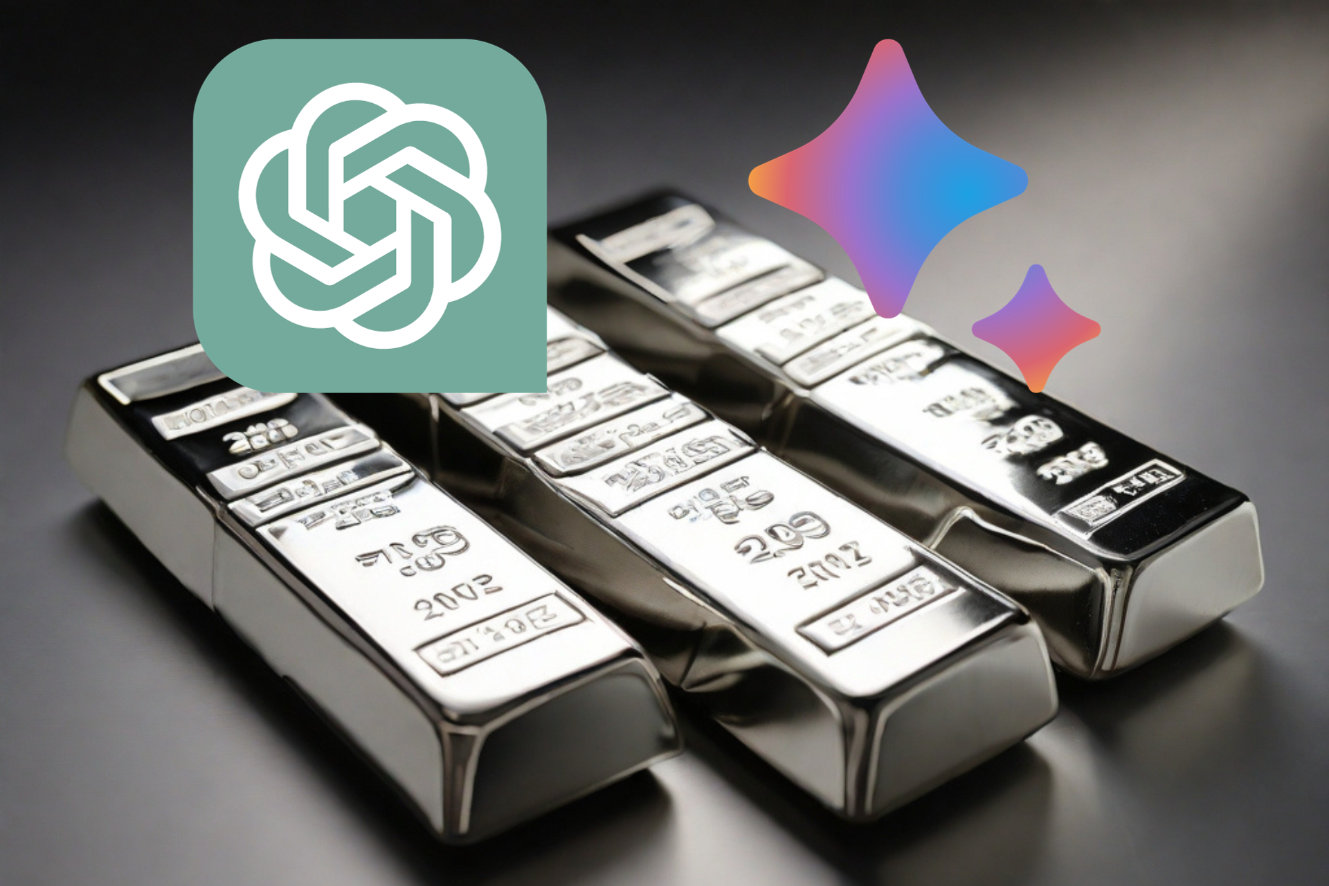 Jak poradzi sobie srebro w 2024 roku? Oto prognozy od ChatGPT i Google Bard