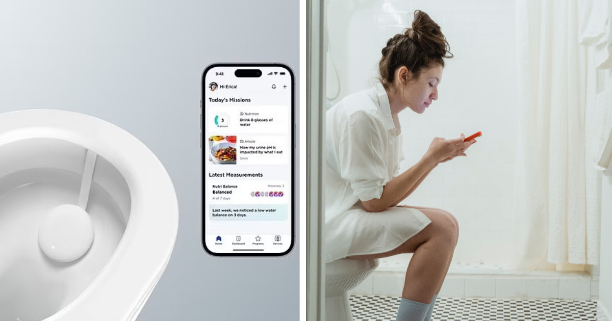 Rewolucyjne urządzenie do toalety, które monitoruje Twój stan zdrowia na podstawie moczu