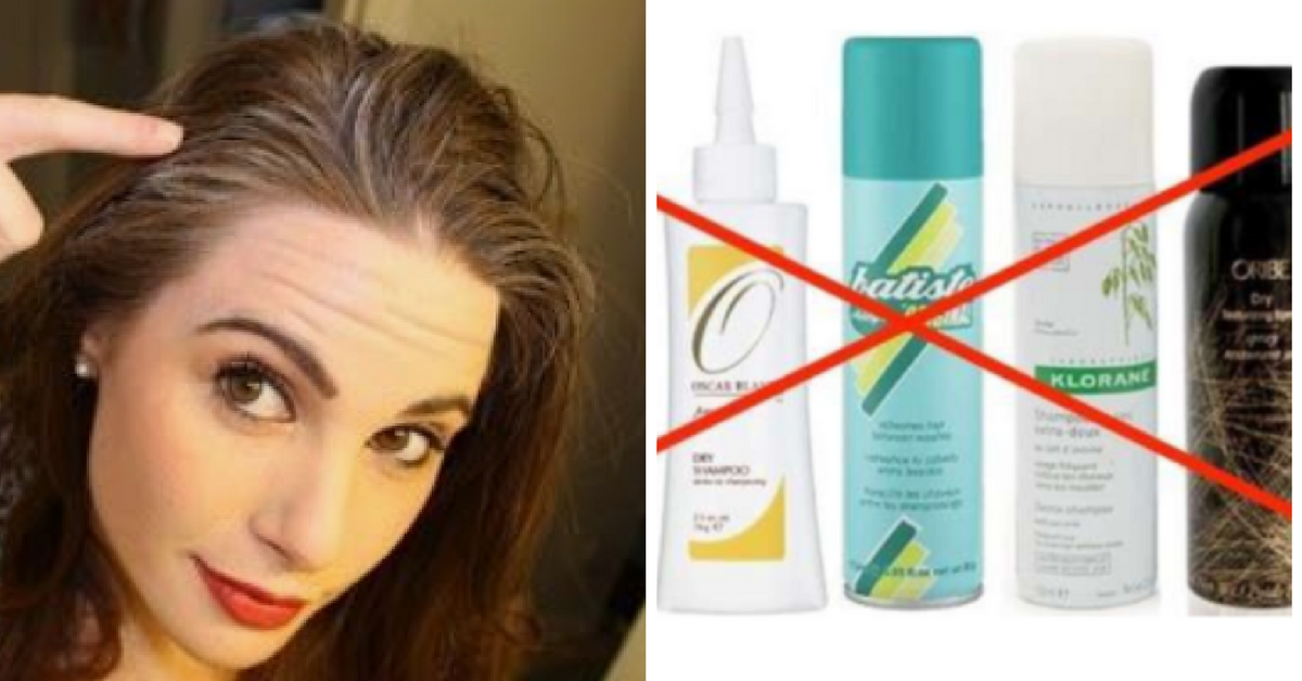 Suchy szampon nie jest tak wspaniały, jak Ci się wydaje. On rujnuje Twoje włosy!