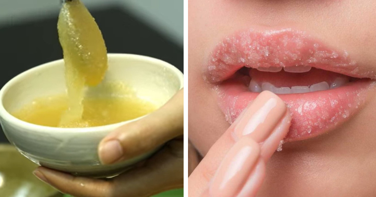 Domowy peeling na spierzchnięte usta. Zrobisz go ze składników, które masz w kuchni!