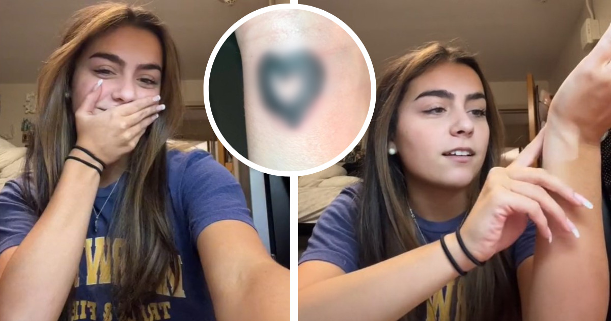 Chciała mały, słodki tatuaż, a wyszła z tym. choćby tatuażysta wiedział, iż coś poszło nie tak