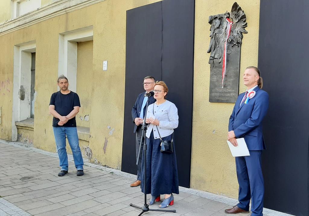 Tychy: Odsłonięto tablicę w 100. rocznicę przyłączenia części Górnego Śląska do Polski