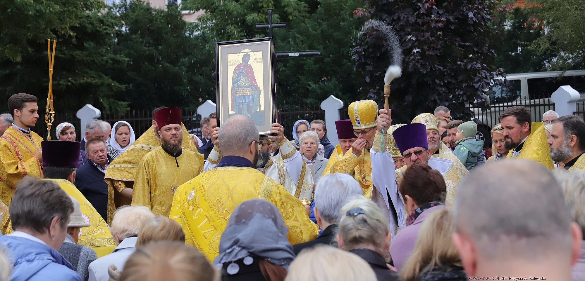 Boskiej Liturgii przewodniczył JE Arcybiskup Jakub, Ordynariusz Diecezji Białostocko – Gdańskiej