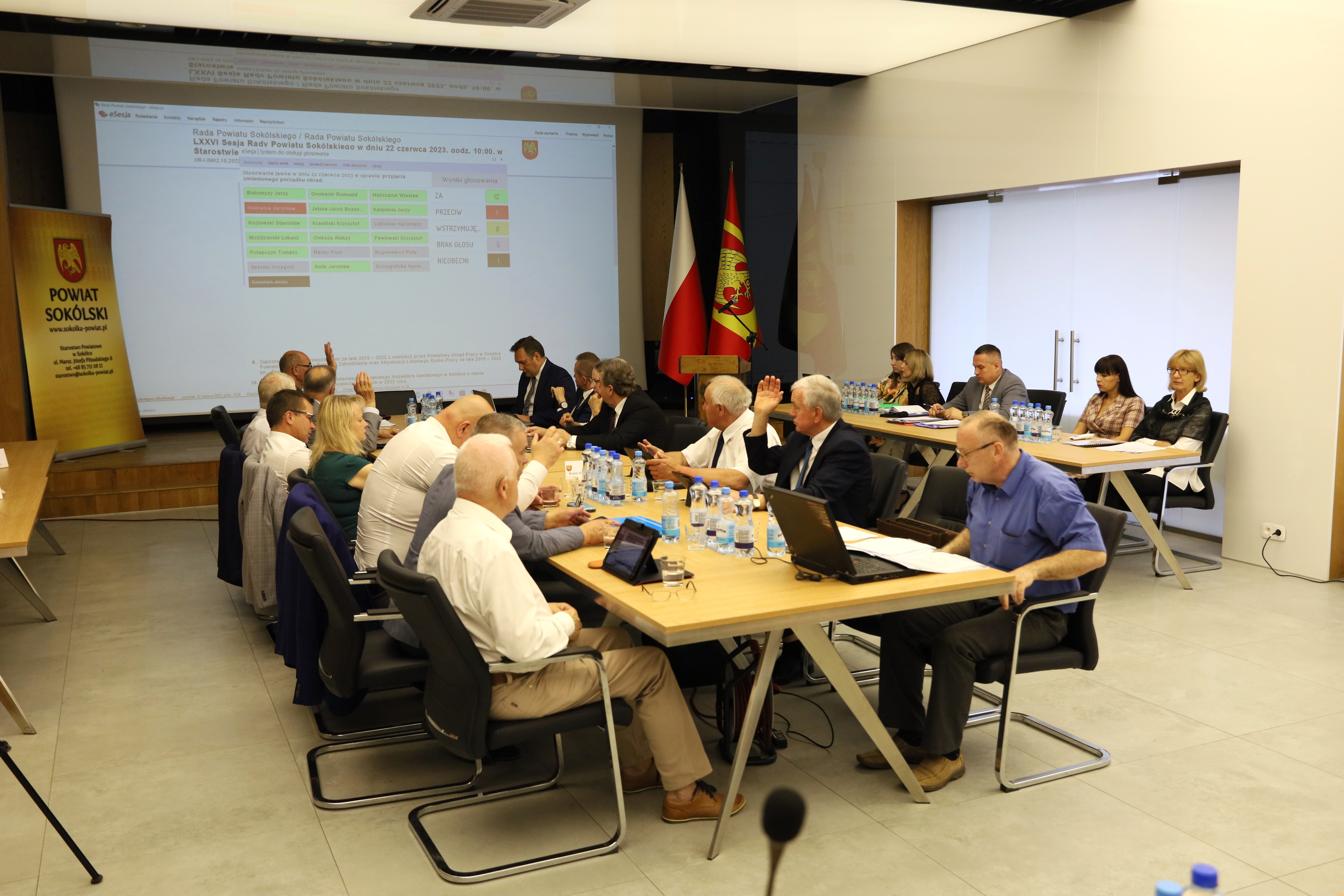 Wotum zaufania udzielone Zarządowi Powiatu Sokólskiego 👏