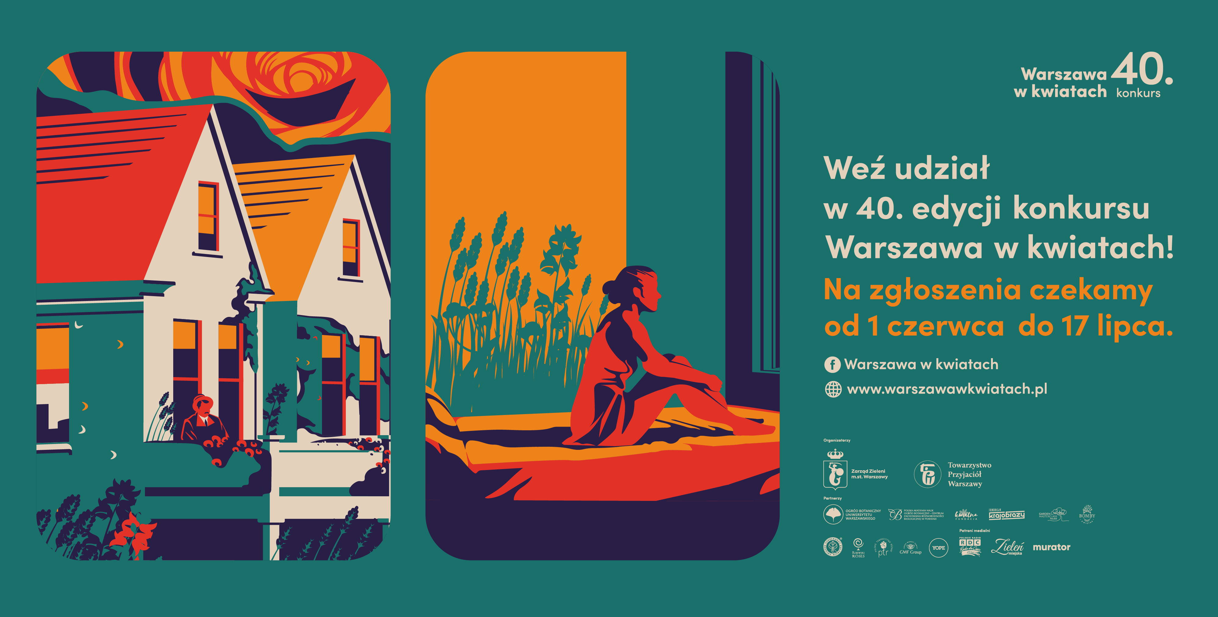 Najpiękniejsze warszawskie balkony, ogrody i ogródki poszukiwane! Zgłoszenia tylko do 17 lipca.