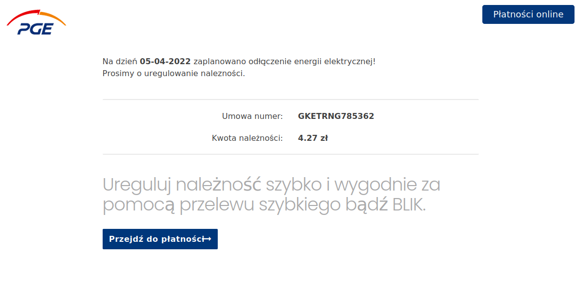 Kampanie fałszywych SMS-ów PGE/InPost/Blik