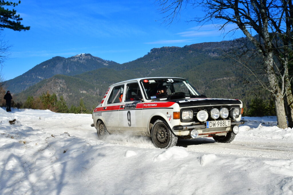 Załoga Postawka/Postawka w czołówce Monte-Carlo Historique