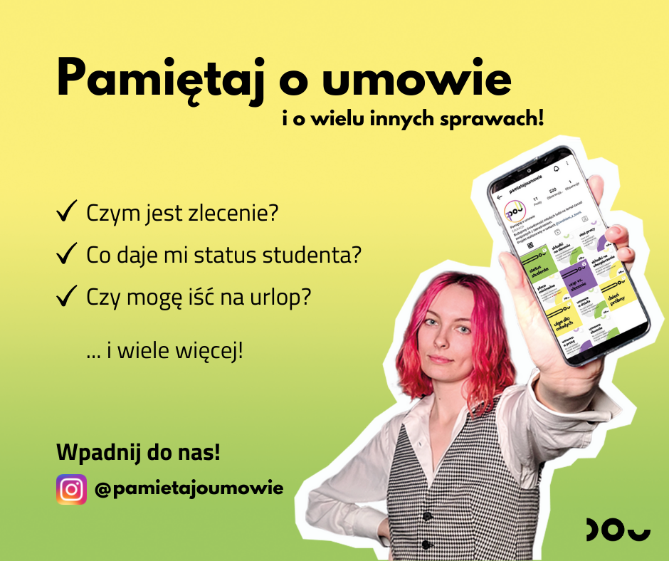 Projekt społeczny "Pamiętaj o umowie"