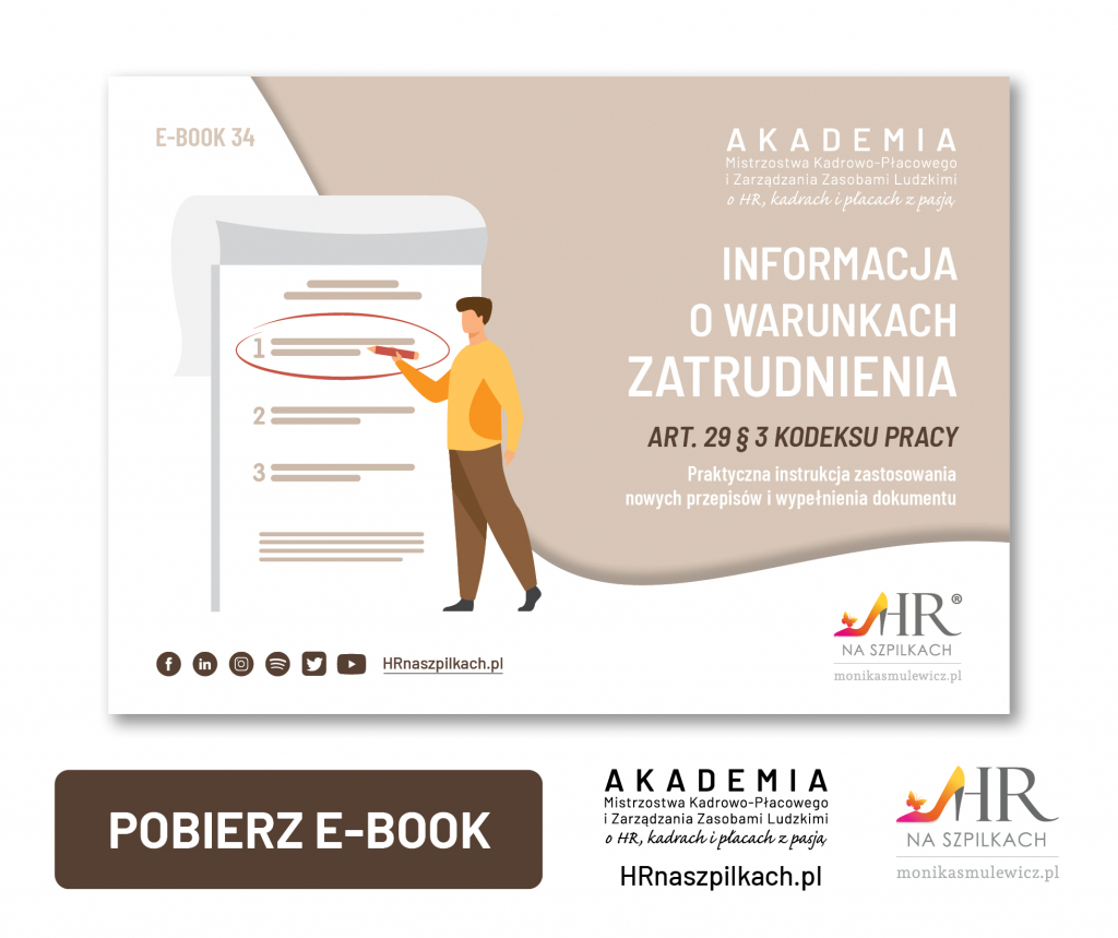 Webinar "Umowy na okres próbny oraz informacja o warunkach zatrudnienia wg nowelizacji Kodeksu pracy 2023" VIDEO | Podcast | PDF