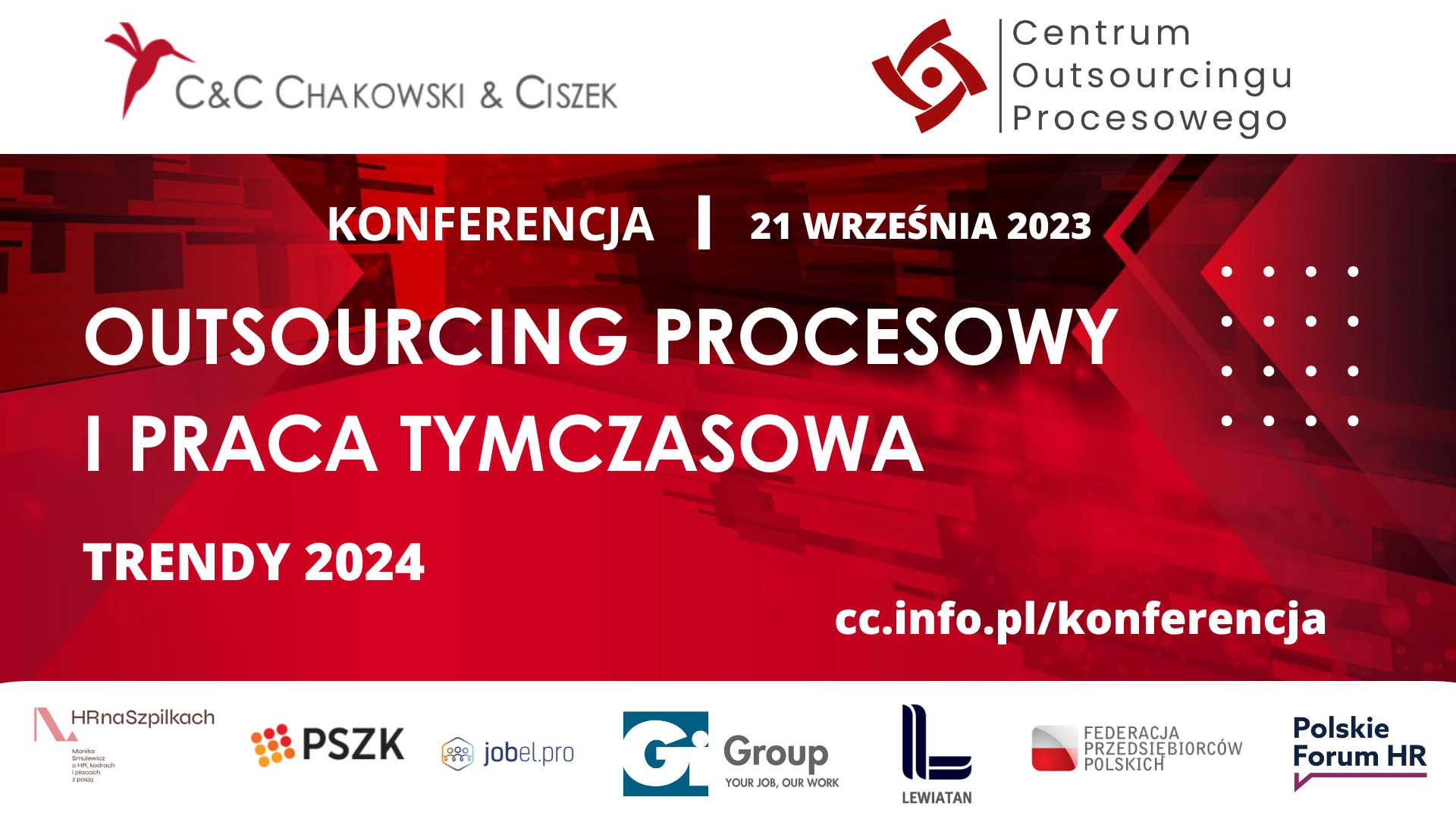 Konferencja “Outsourcing procesowy i praca tymczasowa” – 21 września 2023, Warszawa