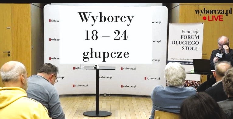 Wyborcy 18-24, głupcze