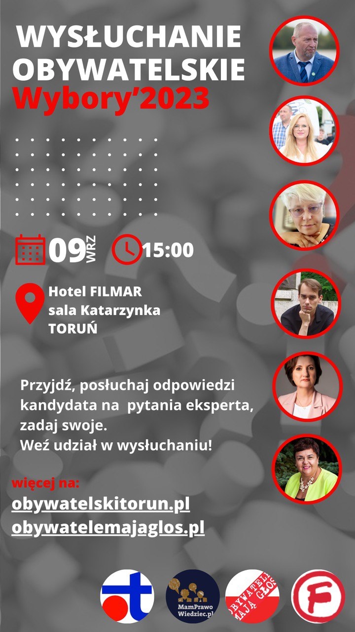 Obywatelskie wysłuchania kandydatek i kandydatów startujących do parlamentu z okręgu nr 5