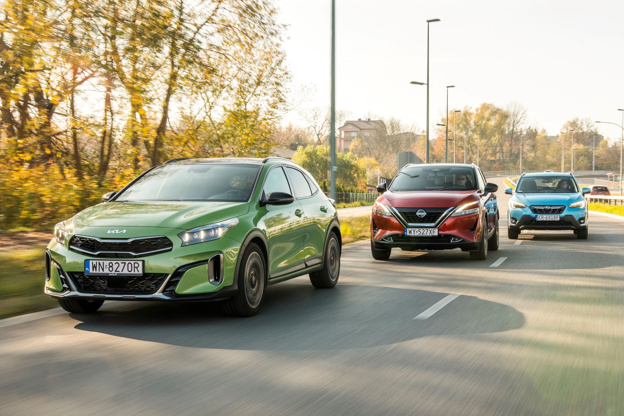 Kia XCeed, Nissan Qashqai, Subaru XV – PORÓWNANIE