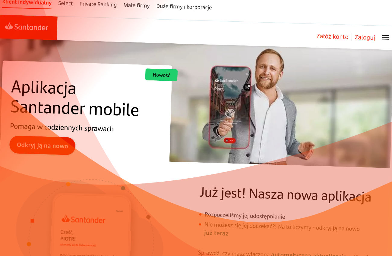 Santander.pl – ambicja zdefiniowania przyszłości bankowości online?