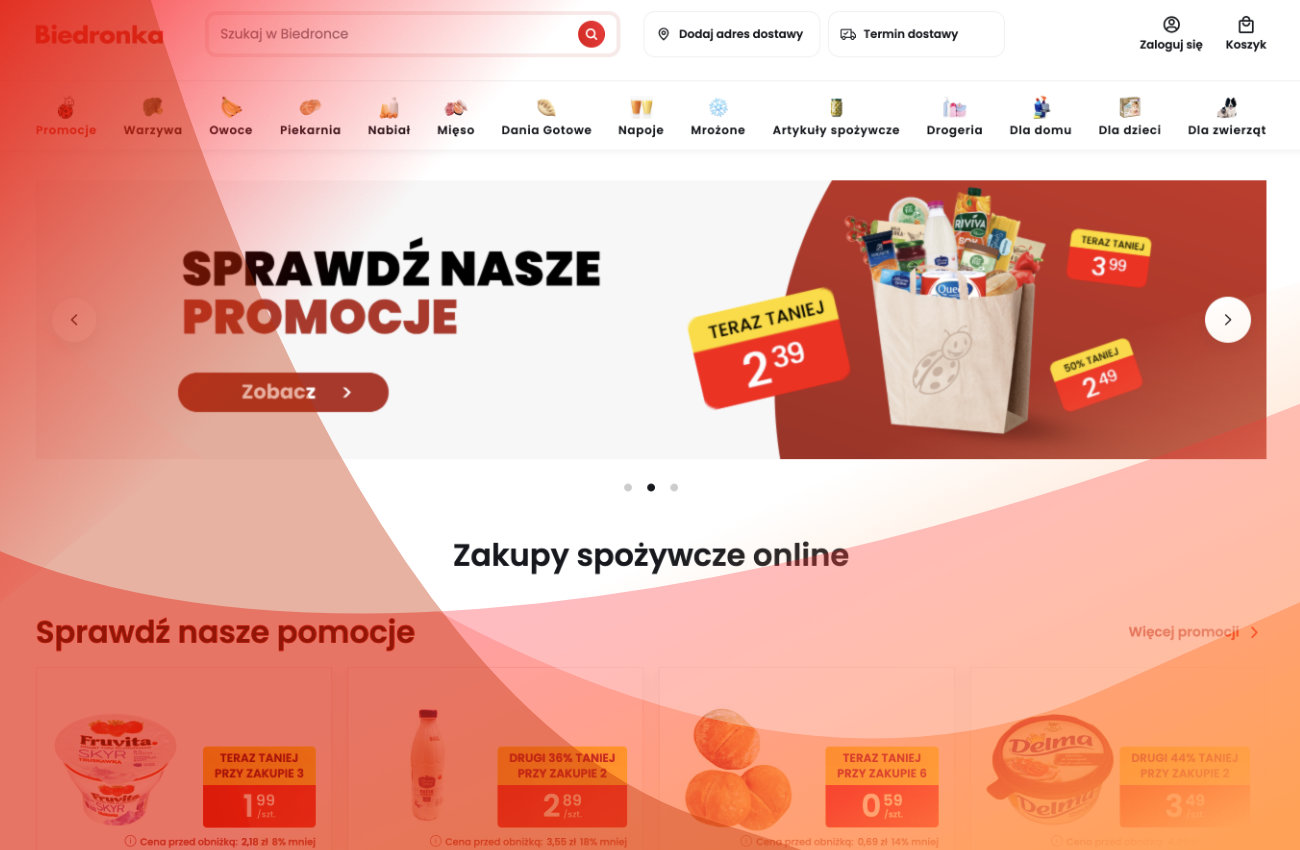 Biedronka otwiera swój e-sklep spożywczy